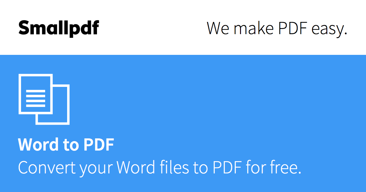 Convertir word to pdf en ligne gratuit